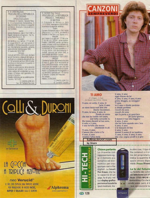 TV Sorrisi e Canzoni pag 128