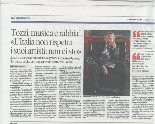 Rassegna stampa Tozzi