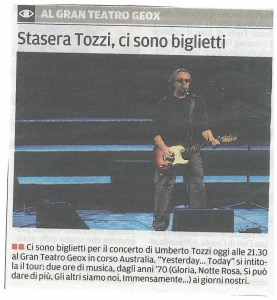 Rassegna stampa Tozzi