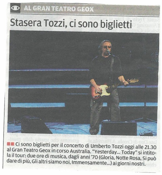Rassegna stampa Tozzi